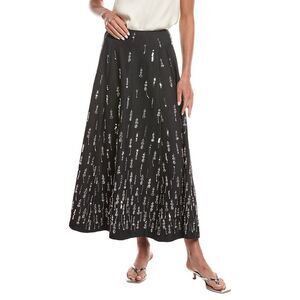 Cinq À Sept Womens  Selene Skirt, Grey